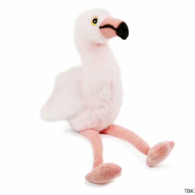23 x 12 x 7 cm Größe bedrohte Tierarten Oaze Flavio Flamingo Plüschtier 
