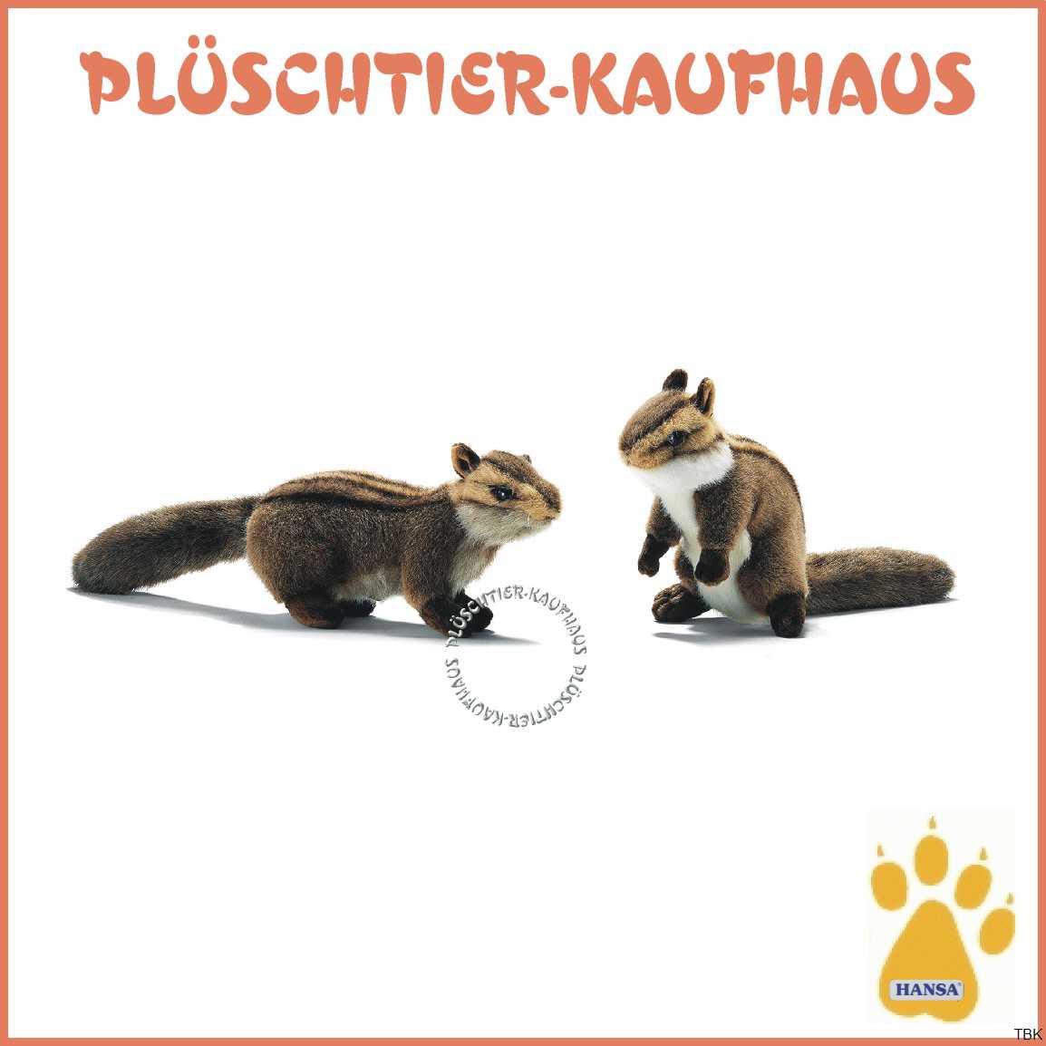 Graues Eichhörnchen Plüschtier Kuscheltier Von Hansa